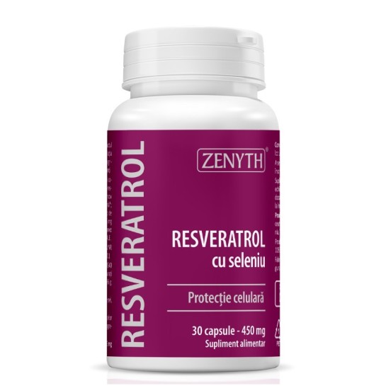 Zenyth Resveratrol cu Seleniu 30 capsule