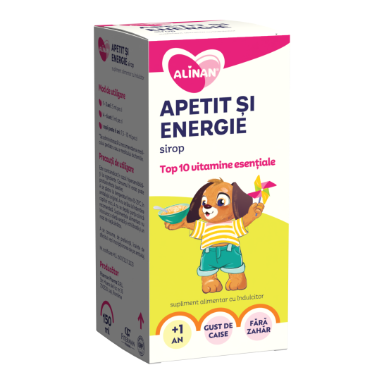 Alinan Apetit si energie sirop x 150 ml