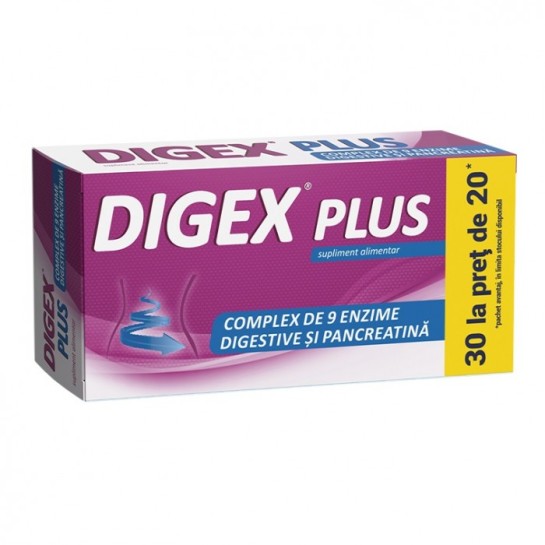 Digex plus x 30 comprimate