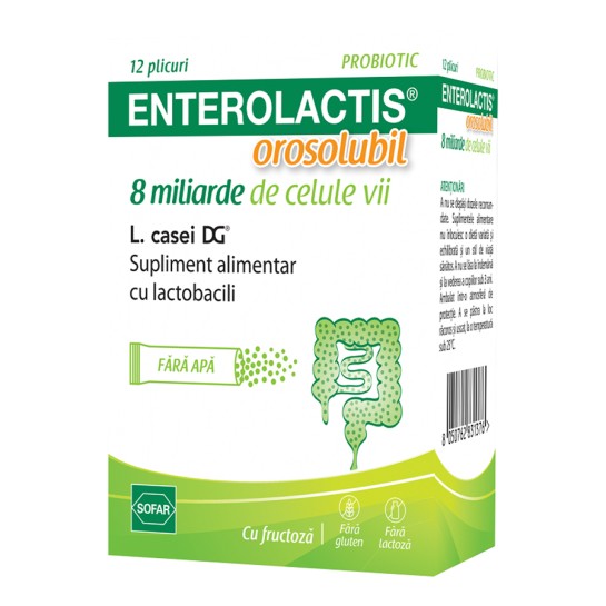 Enterolactis pulbere orosolubila x 12 plicuri