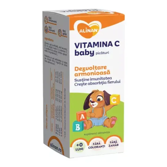 Alinan Vitamina C baby solutie x 20ml