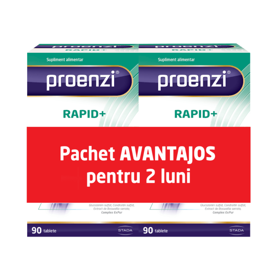 Proenzi Rapid+ x 90 tablete 1+1 (35% din al doilea)